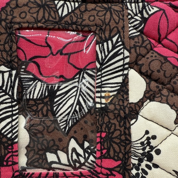 Vera Bradley Mocha Rouge Double ID Wristlet Wallet - Picture 6 of 9